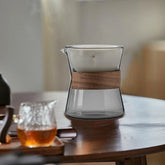 Rotating Strainer Glass Teapot